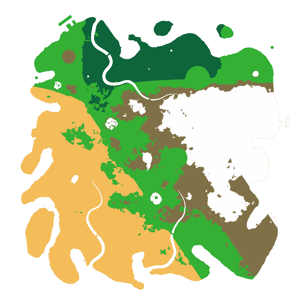 Biome Rust Map: Custom Map