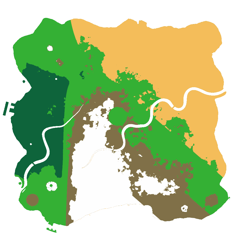 Biome Rust Map: Custom Map