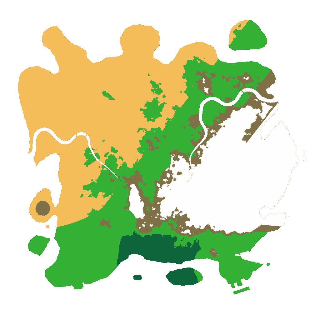 Biome Rust Map: Custom Map