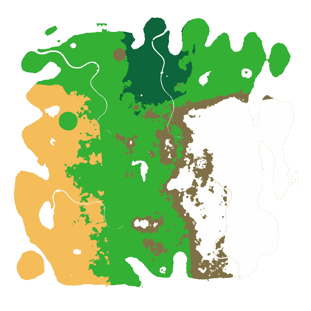 Biome Rust Map: Custom Map