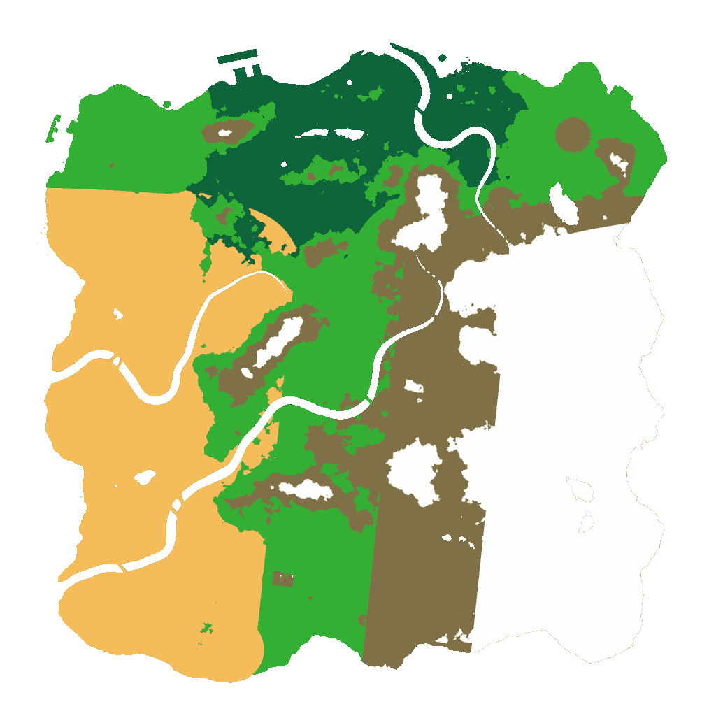 Biome Rust Map: Custom Map