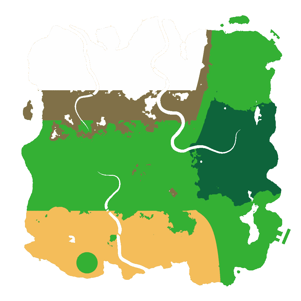 Biome Rust Map: Custom Map