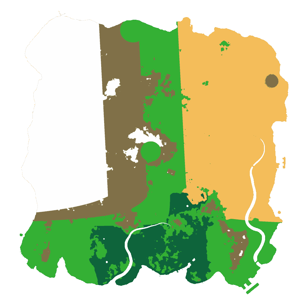 Biome Rust Map: Custom Map