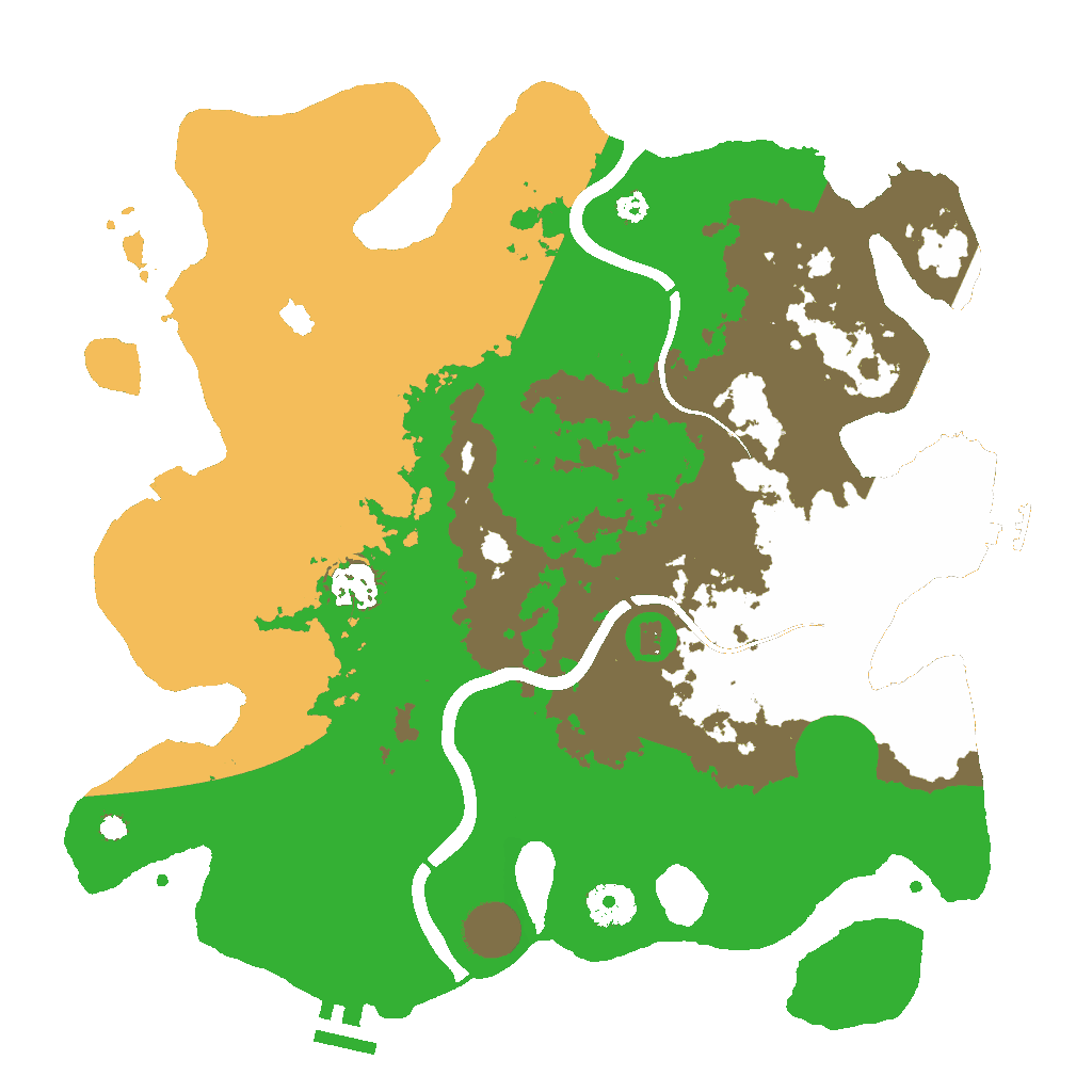 Biome Rust Map: Custom Map