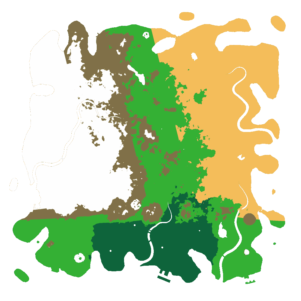 Biome Rust Map: Custom Map