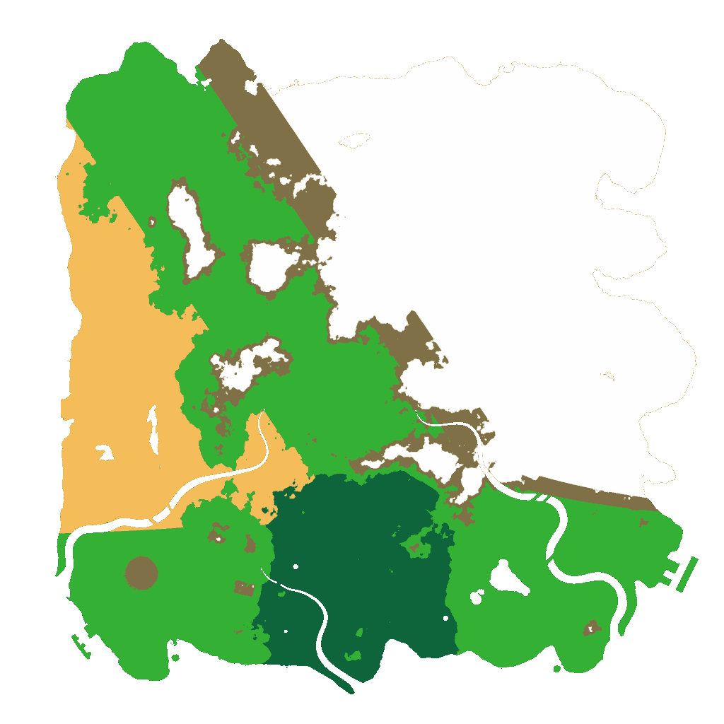 Biome Rust Map: Custom Map