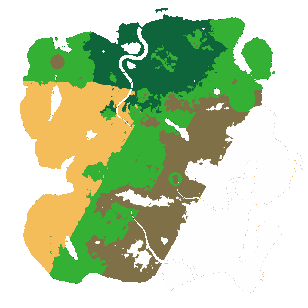 Biome Rust Map: Custom Map