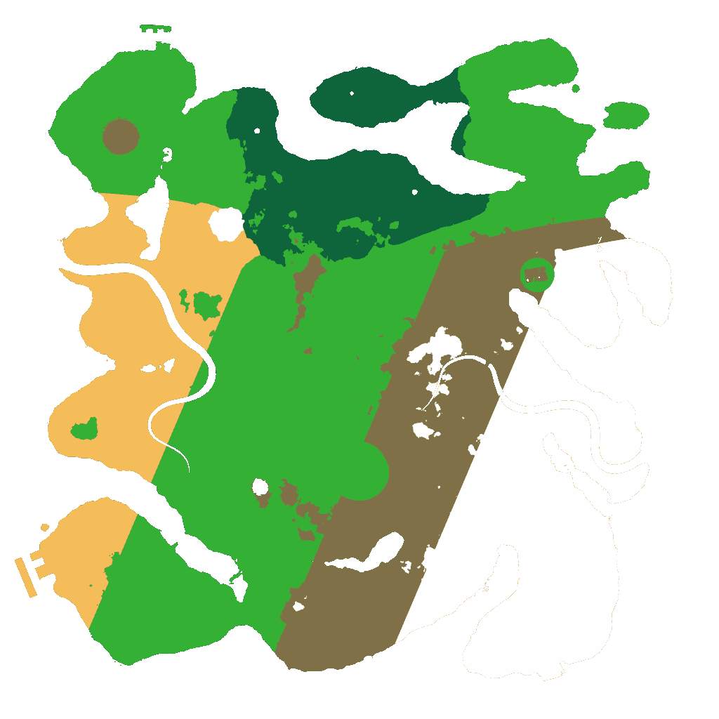 Biome Rust Map: Custom Map
