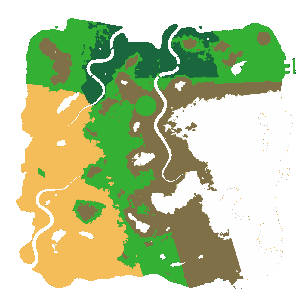 Biome Rust Map: Custom Map