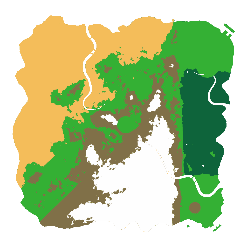 Biome Rust Map: Custom Map