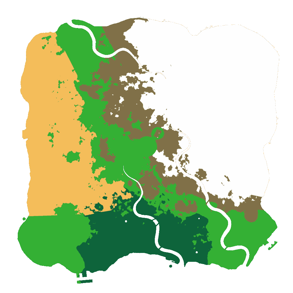 Biome Rust Map: Custom Map