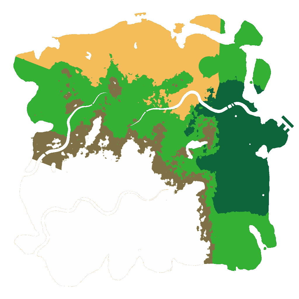 Biome Rust Map: Custom Map