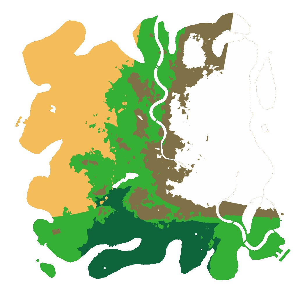 Biome Rust Map: Custom Map