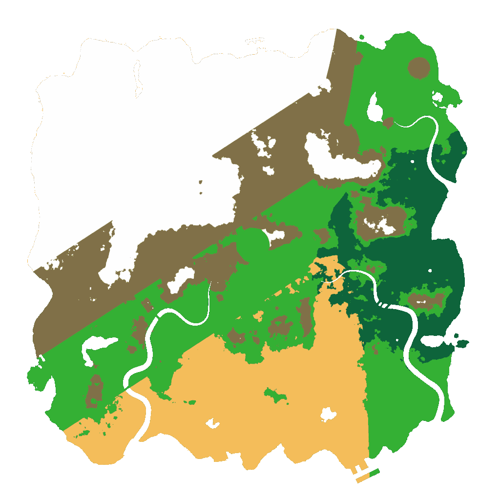 Biome Rust Map: Custom Map