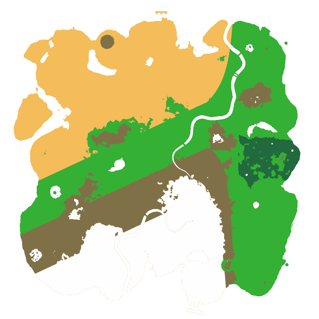 Biome Rust Map: Custom Map