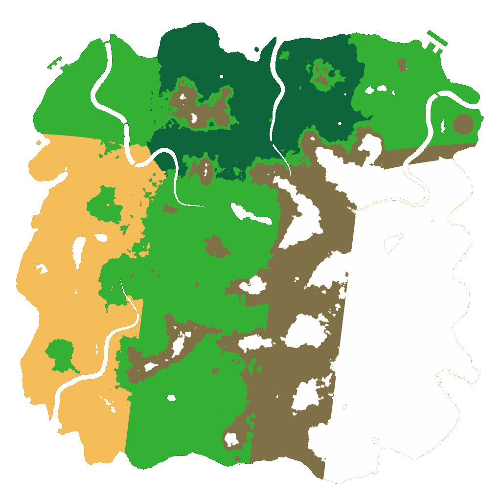Biome Rust Map: Custom Map