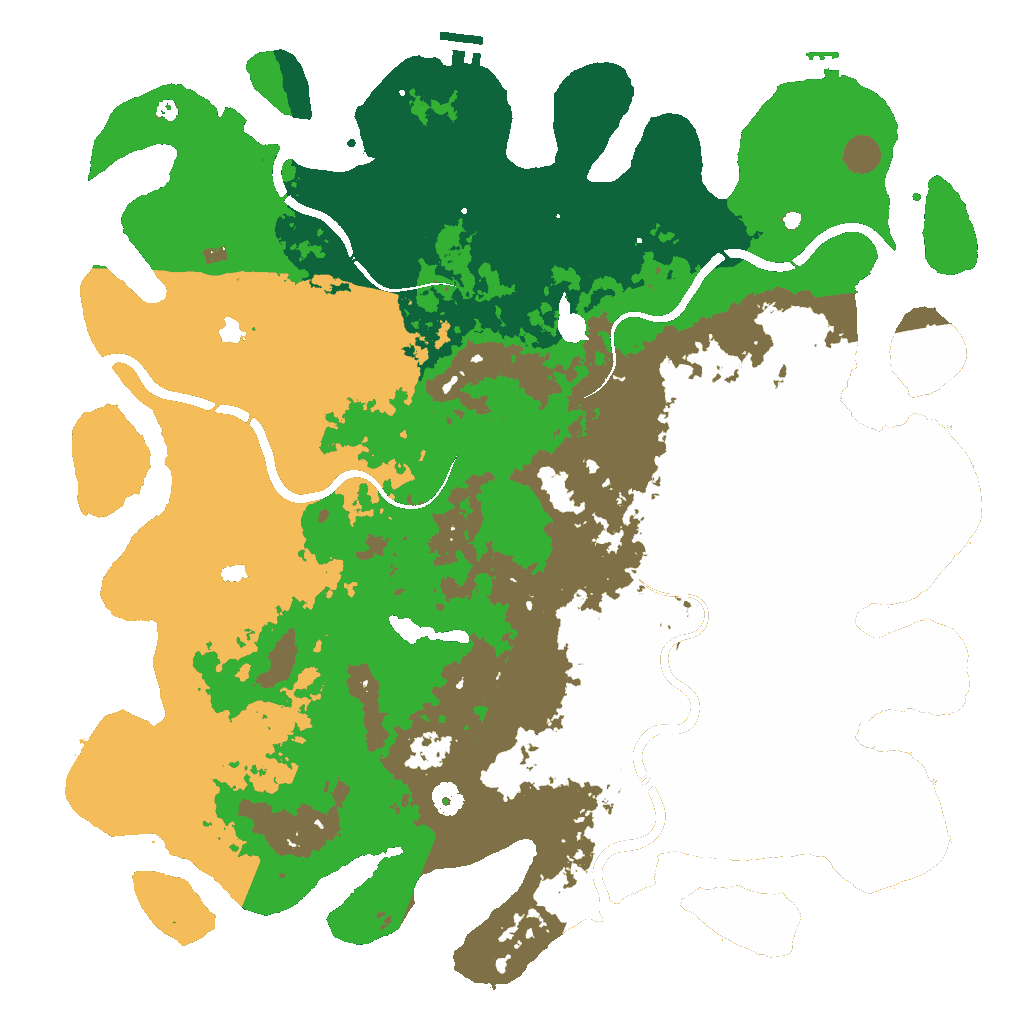 Biome Rust Map: Custom Map