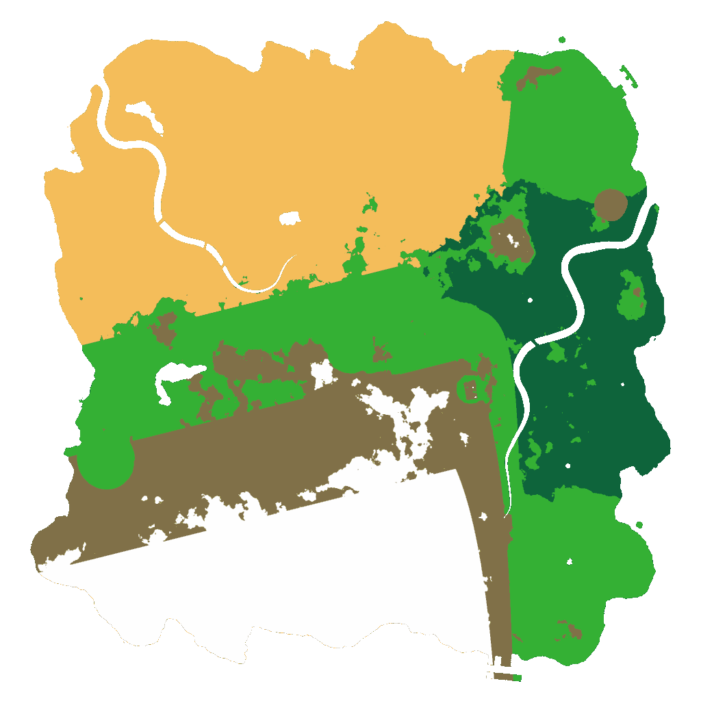 Biome Rust Map: Custom Map