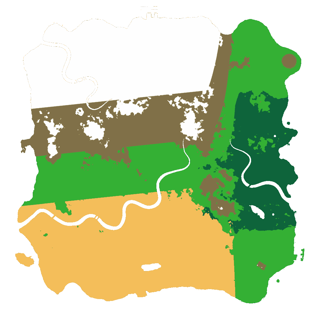 Biome Rust Map: Custom Map