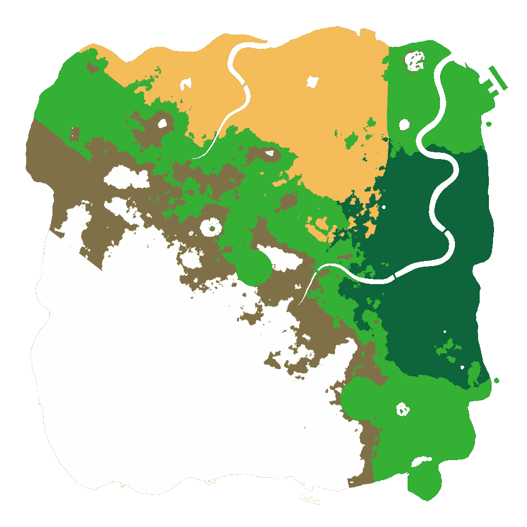 Biome Rust Map: Custom Map