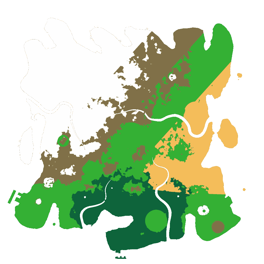 Biome Rust Map: Custom Map