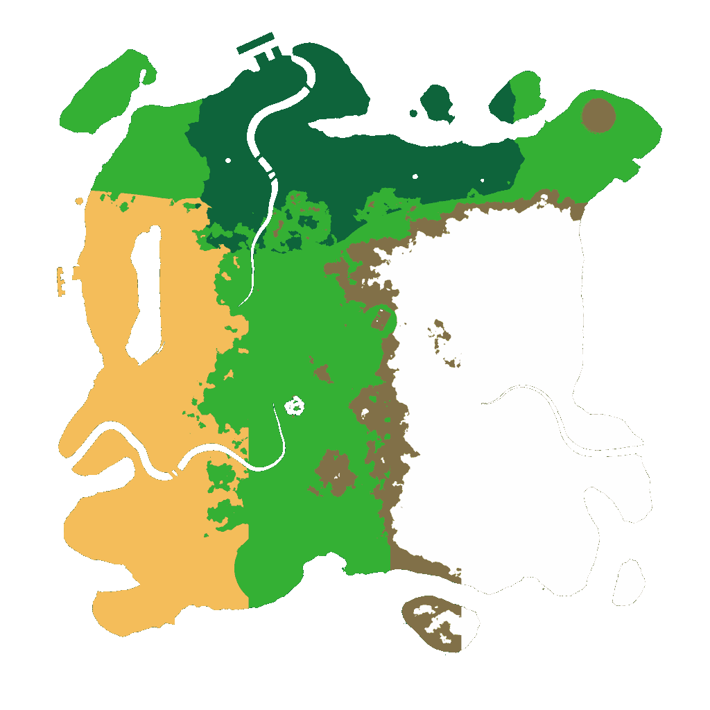 Biome Rust Map: Custom Map