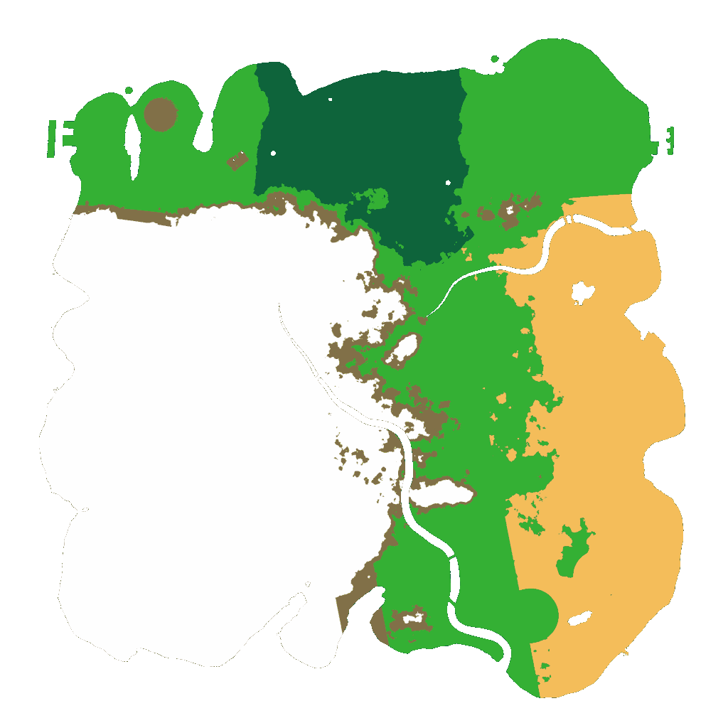 Biome Rust Map: Custom Map