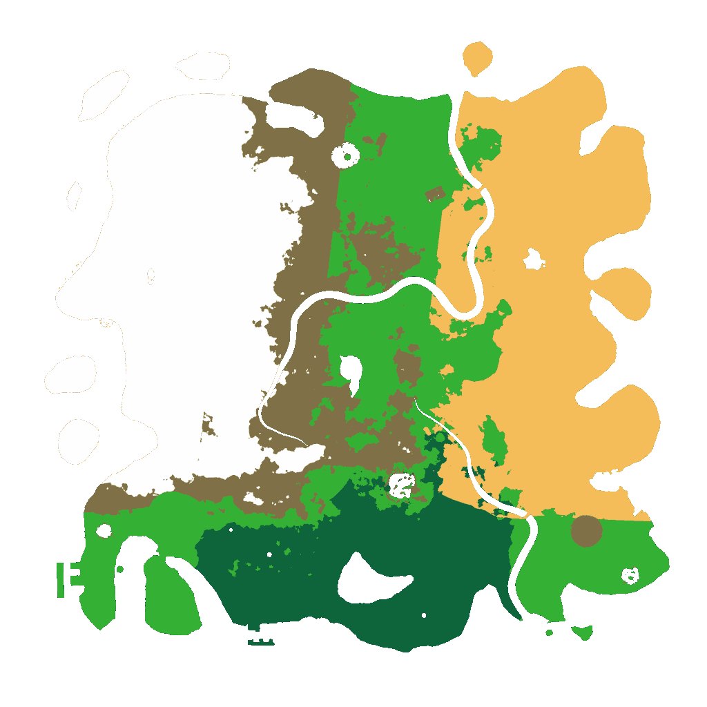 Biome Rust Map: Procedural Map, Size: 4000, Seed: 1896133510