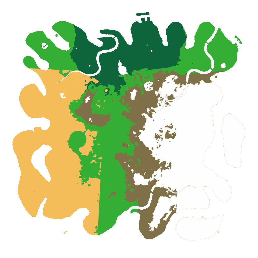 Biome Rust Map: Procedural Map, Size: 4000, Seed: 986954134