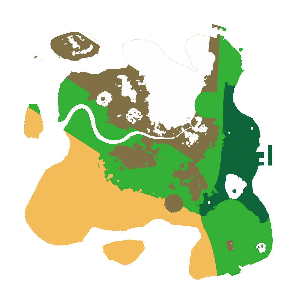 Biome Rust Map: Procedural Map, Size: 3000, Seed: 219684016