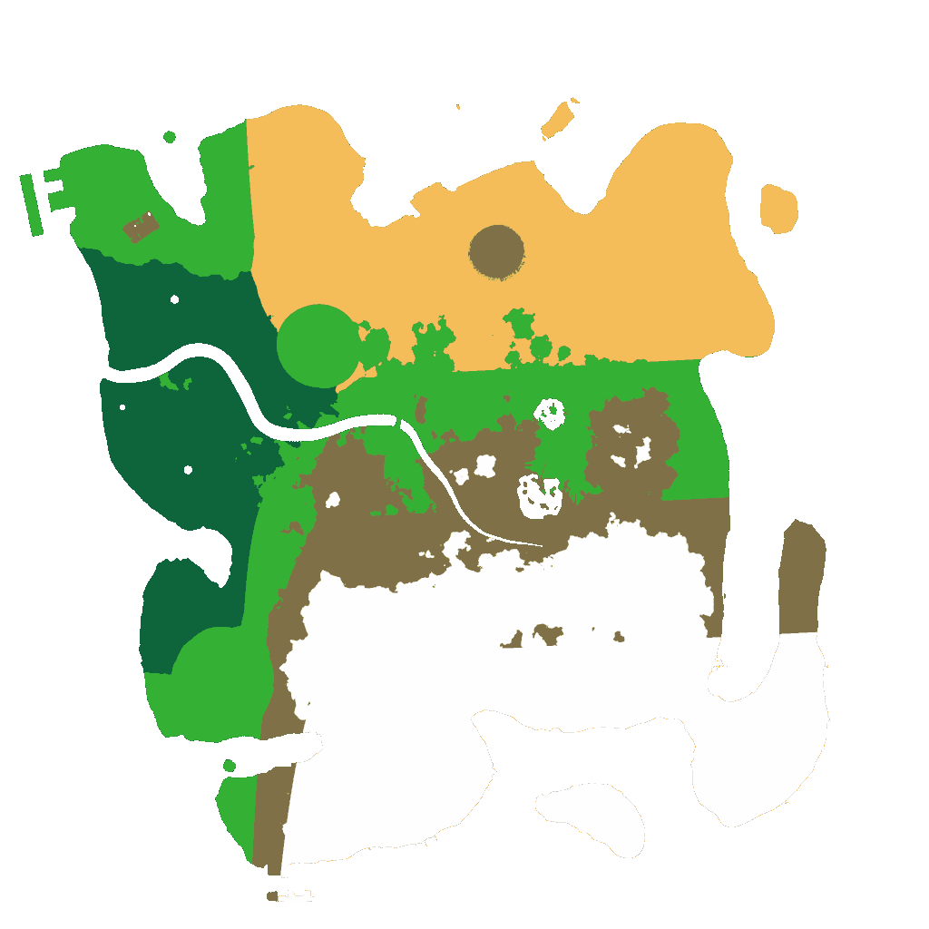 Biome Rust Map: Procedural Map, Size: 3000, Seed: 836976