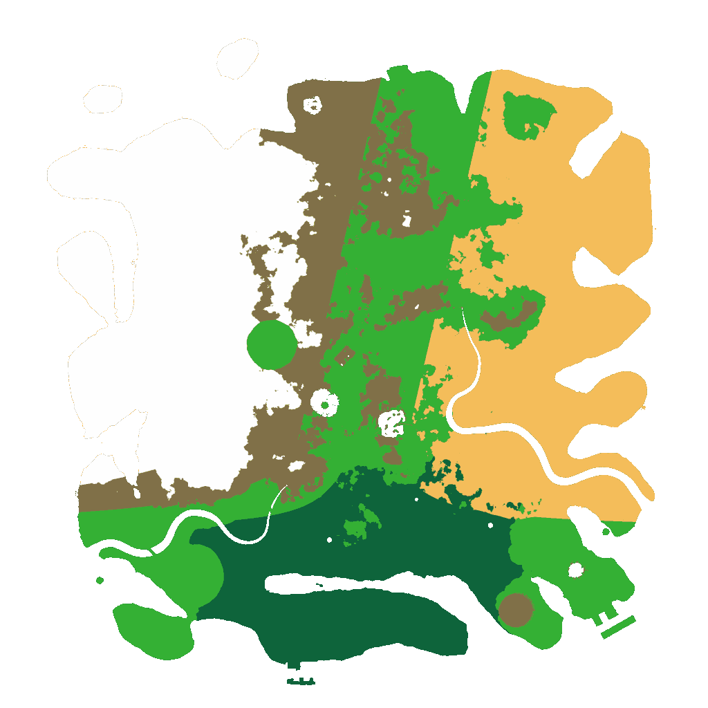 Biome Rust Map: Procedural Map, Size: 3800, Seed: 1577098077