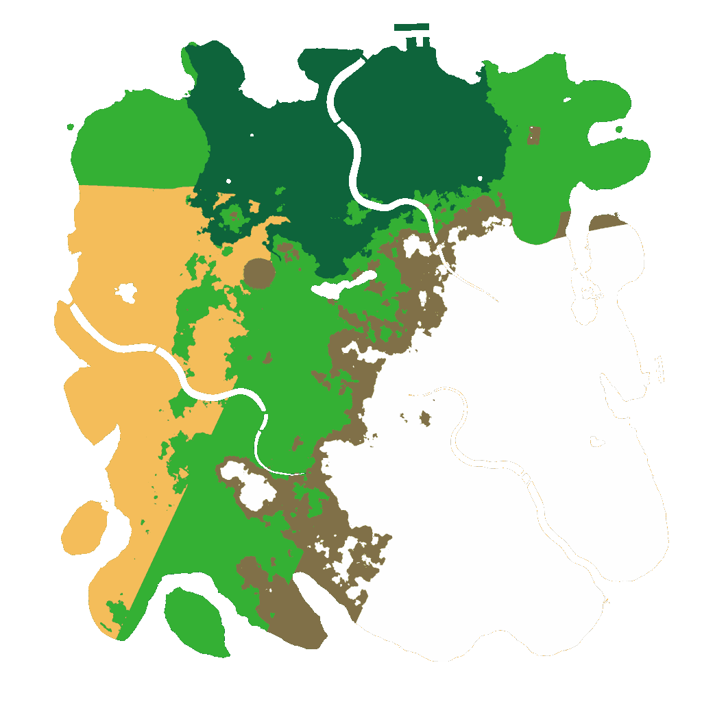 Biome Rust Map: Custom Map