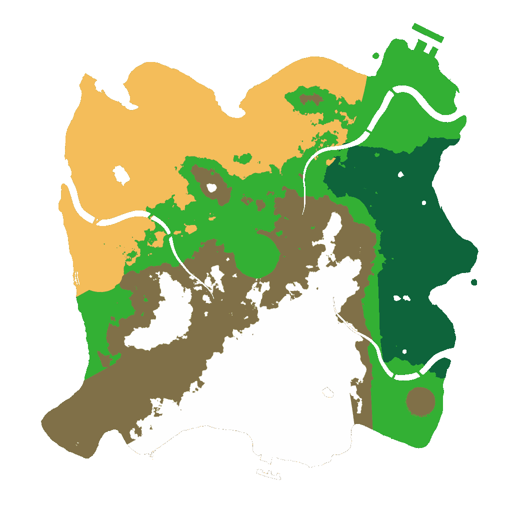 Biome Rust Map: Custom Map