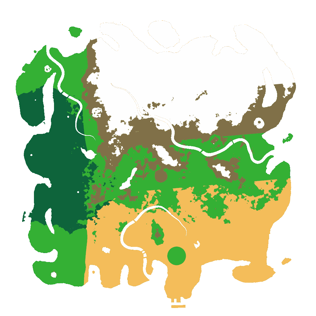 Biome Rust Map: Procedural Map, Size: 4500, Seed: 24102026
