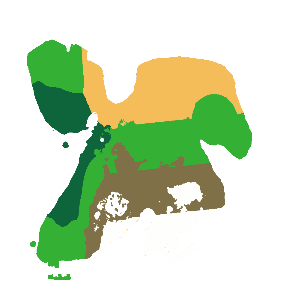 Biome Rust Map: Procedural Map, Size: 2000, Seed: 67829486