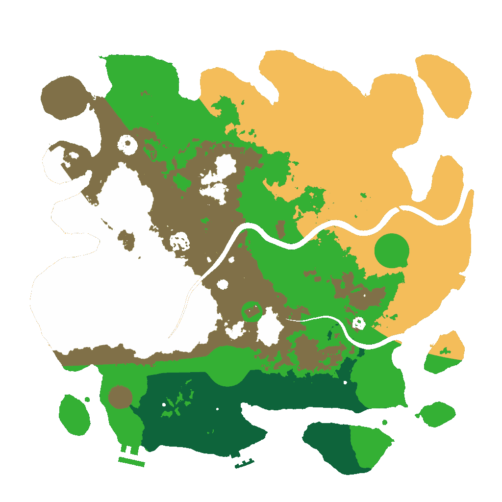 Biome Rust Map: Procedural Map, Size: 3800, Seed: 1035635254