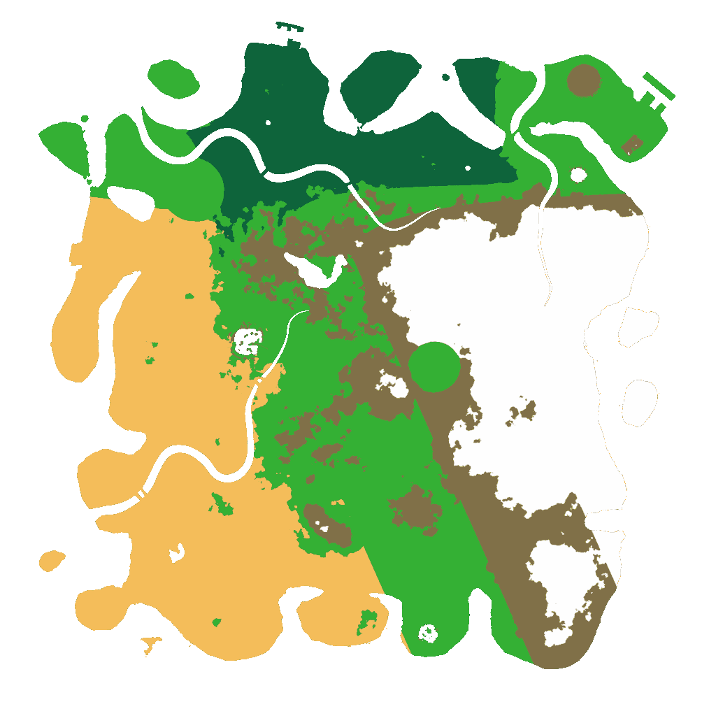 Biome Rust Map: Custom Map
