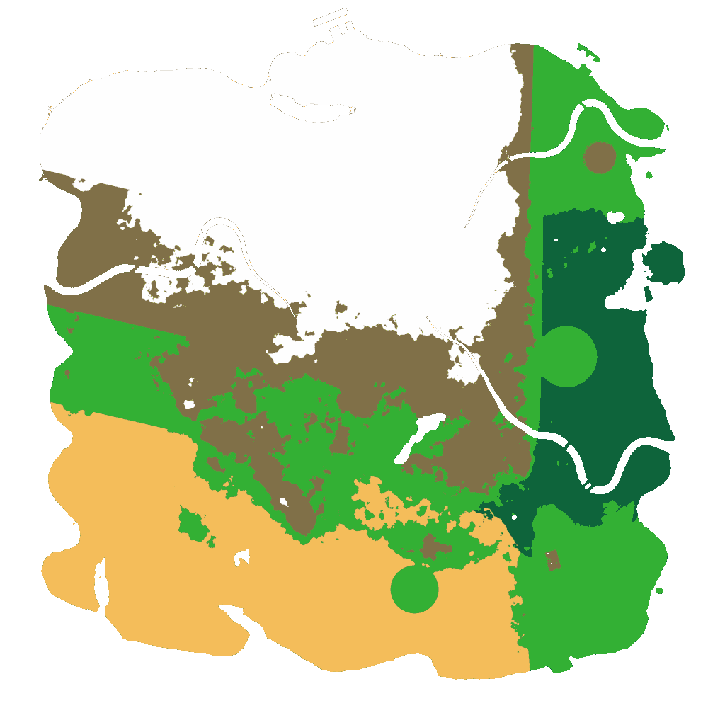 Biome Rust Map: Custom Map