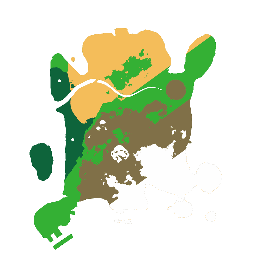 Biome Rust Map: Procedural Map, Size: 2300, Seed: 123431