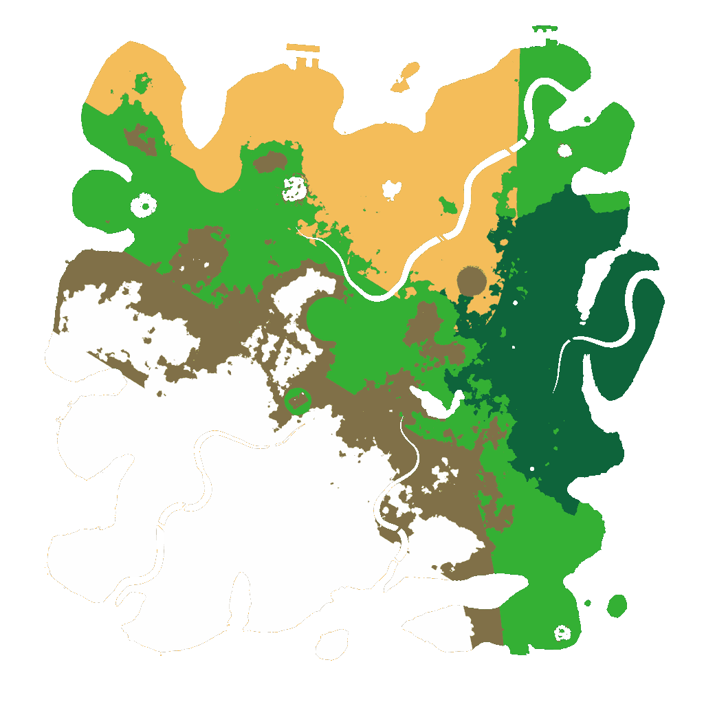 Biome Rust Map: Procedural Map, Size: 4250, Seed: 548428453