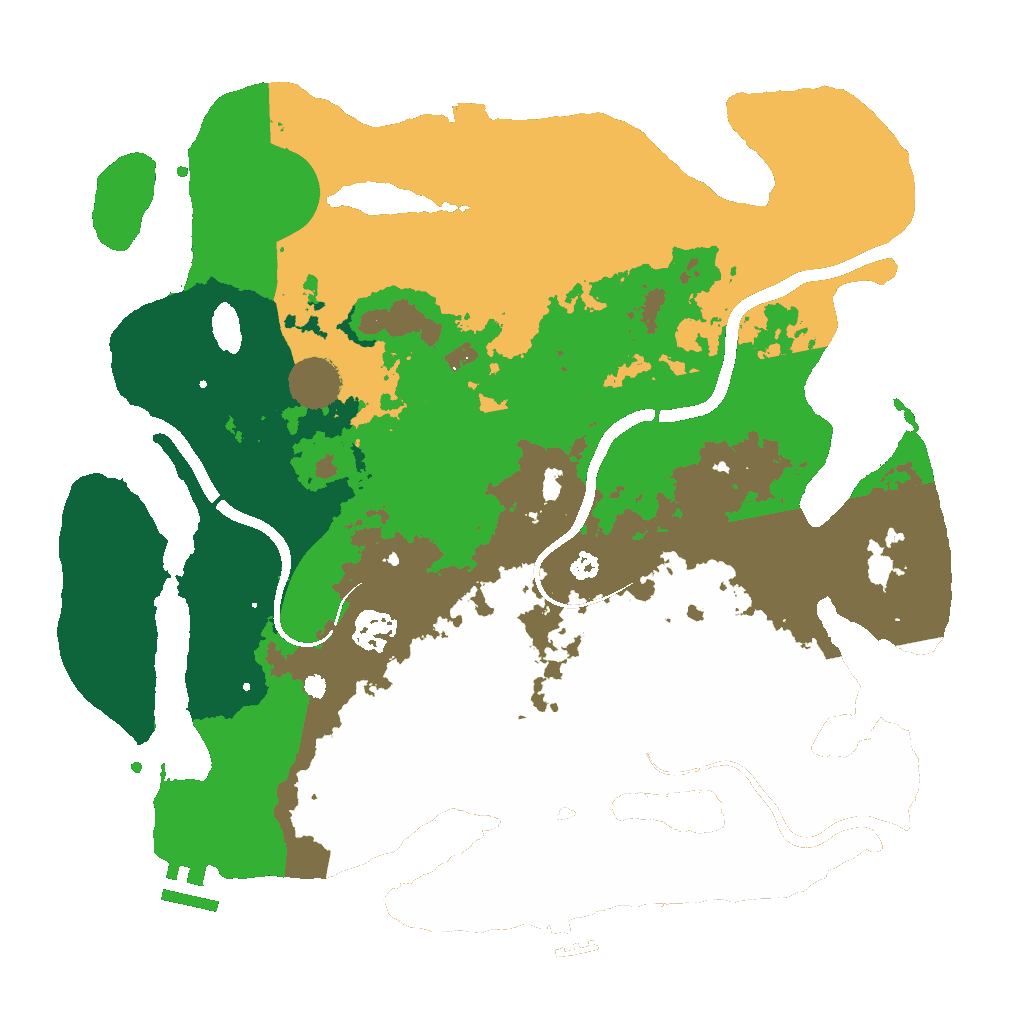 Biome Rust Map: Procedural Map, Size: 3600, Seed: 1722550934
