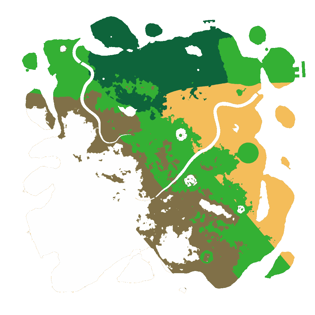 Biome Rust Map: Procedural Map, Size: 4000, Seed: 1471349059
