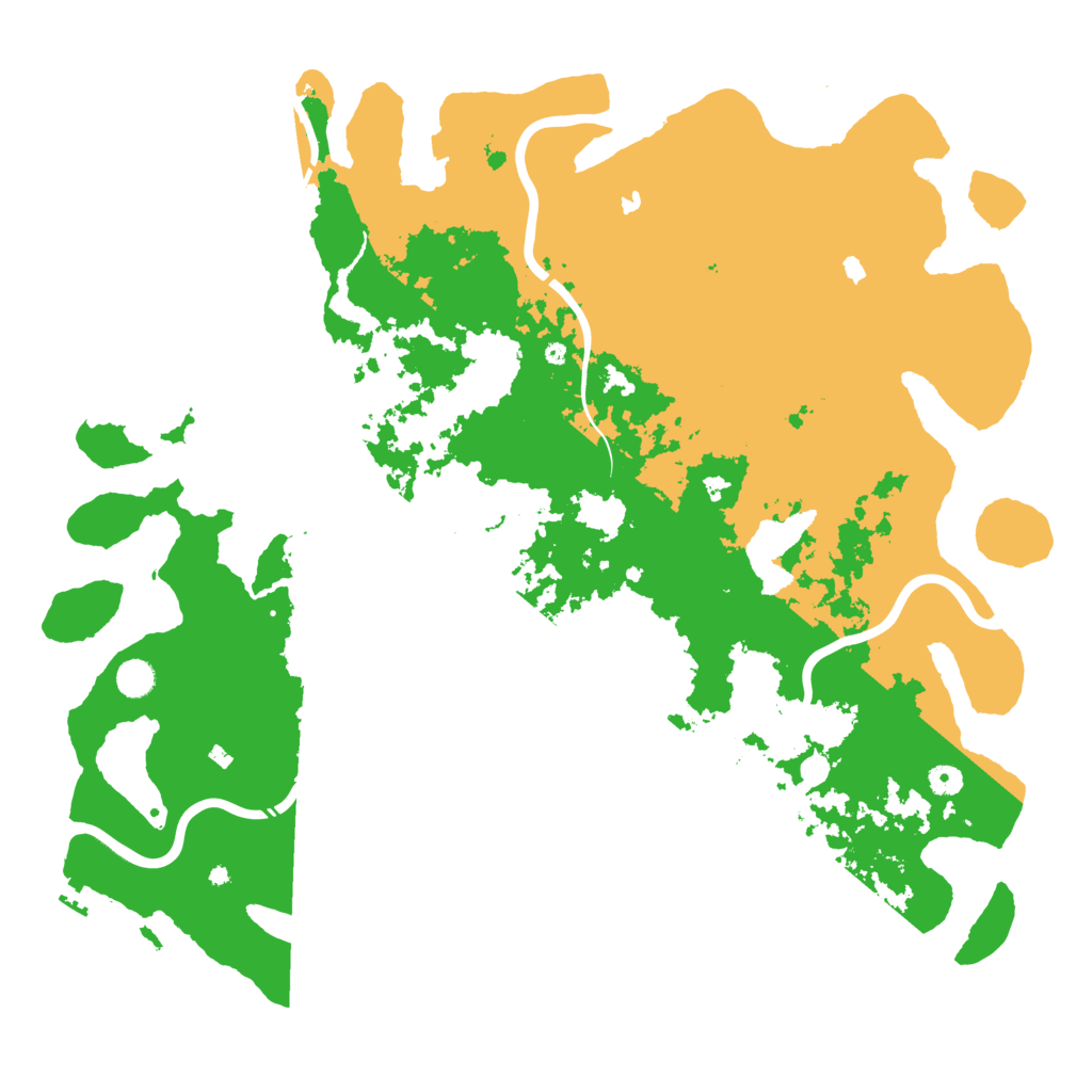 Biome Rust Map: Procedural Map, Size: 5000, Seed: 40062242