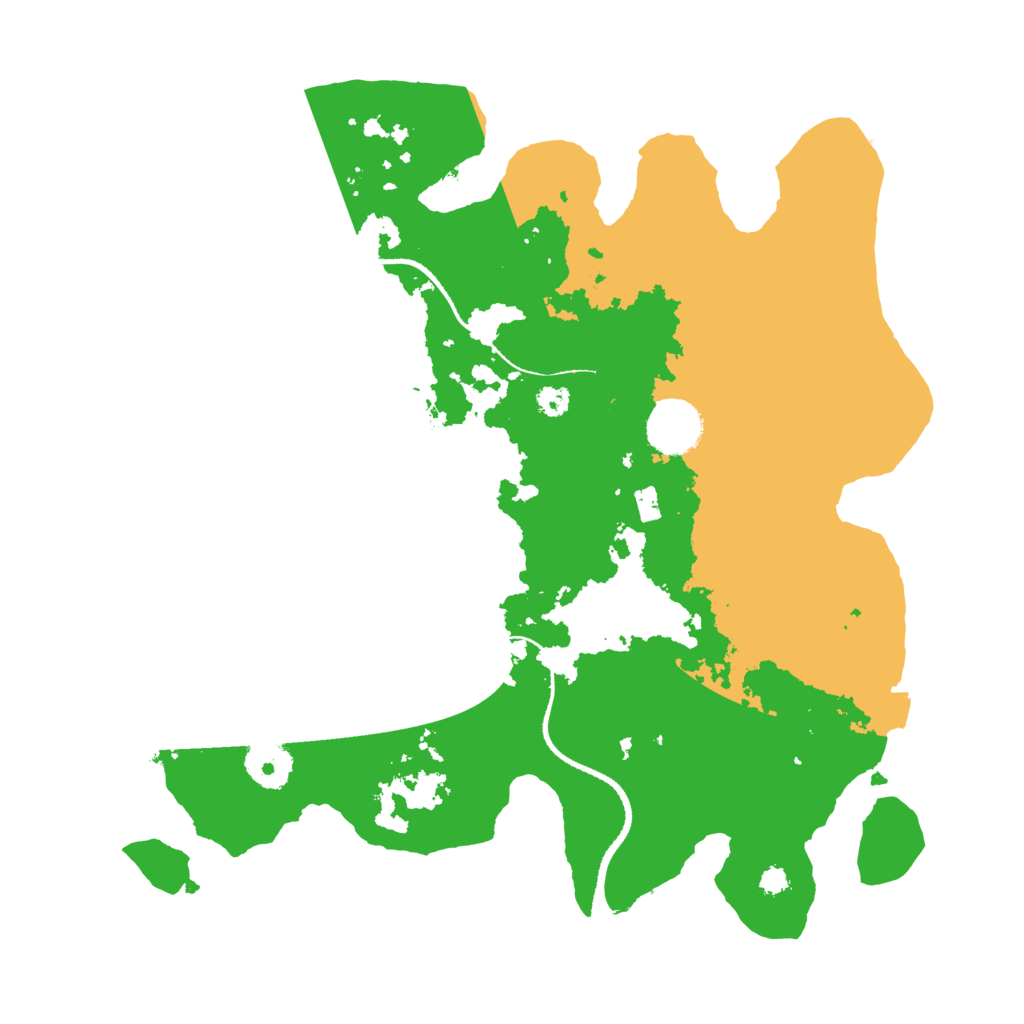 Biome Rust Map: Procedural Map, Size: 3300, Seed: 76265827