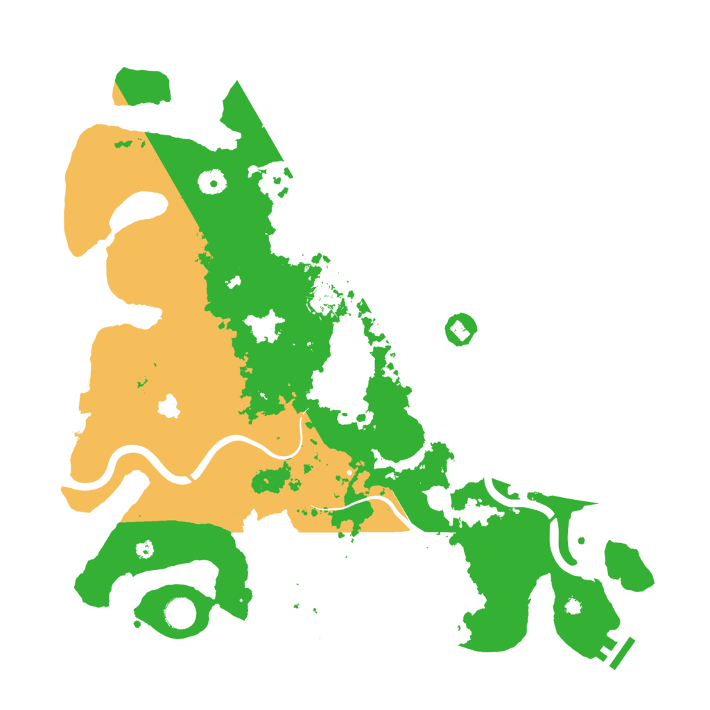 Biome Rust Map: Procedural Map, Size: 4000, Seed: 40601