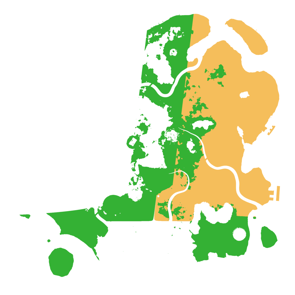 Biome Rust Map: Procedural Map, Size: 4000, Seed: 72