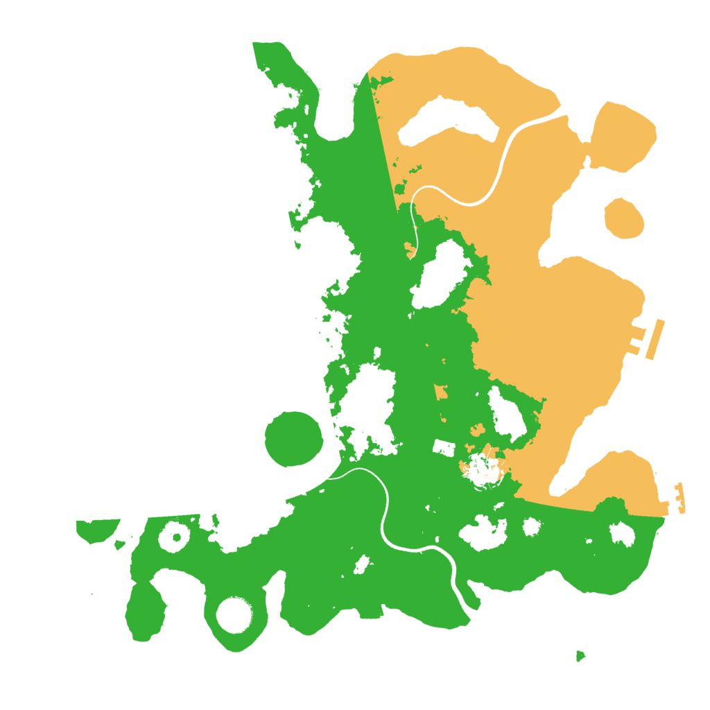 Biome Rust Map: Procedural Map, Size: 3500, Seed: 345