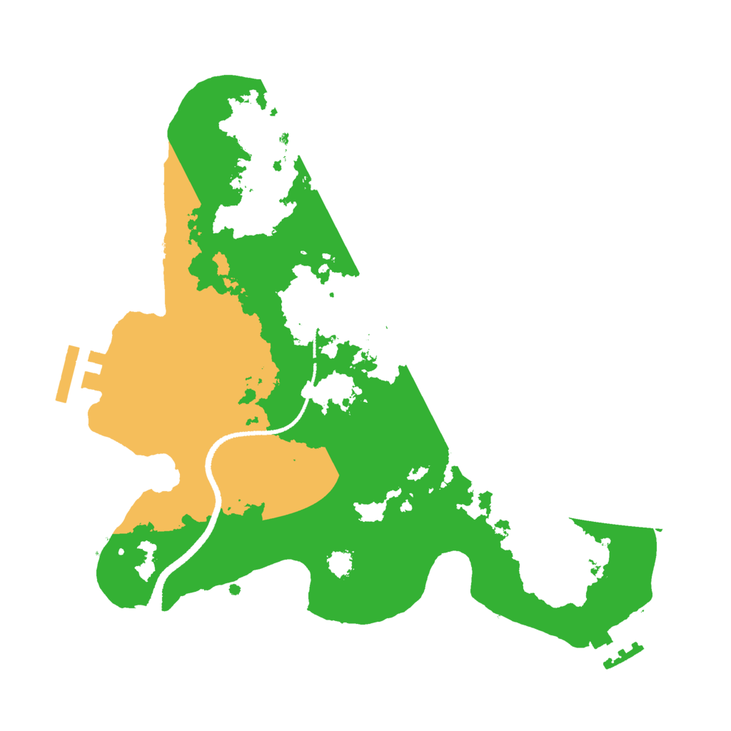 Biome Rust Map: Procedural Map, Size: 2582, Seed: 339769