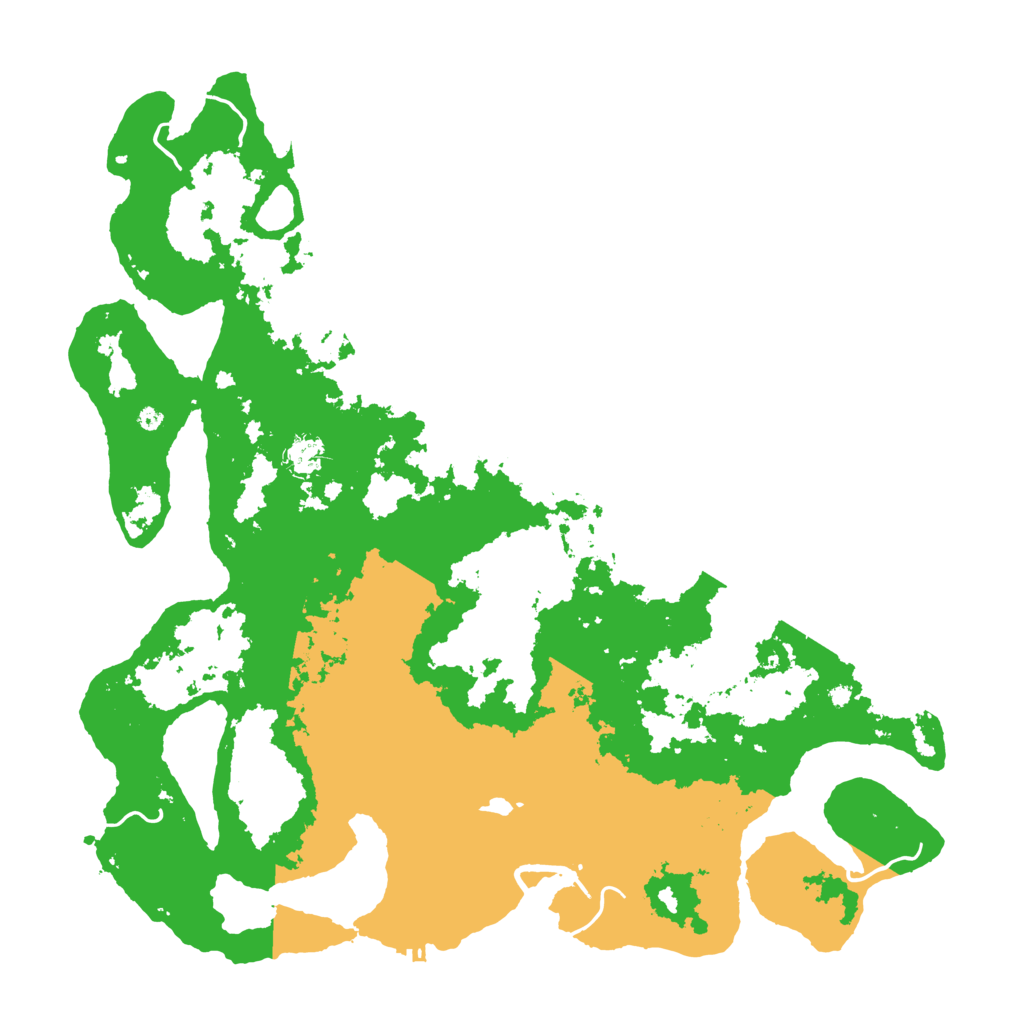 Biome Rust Map: Procedural Map, Size: 4500, Seed: 99